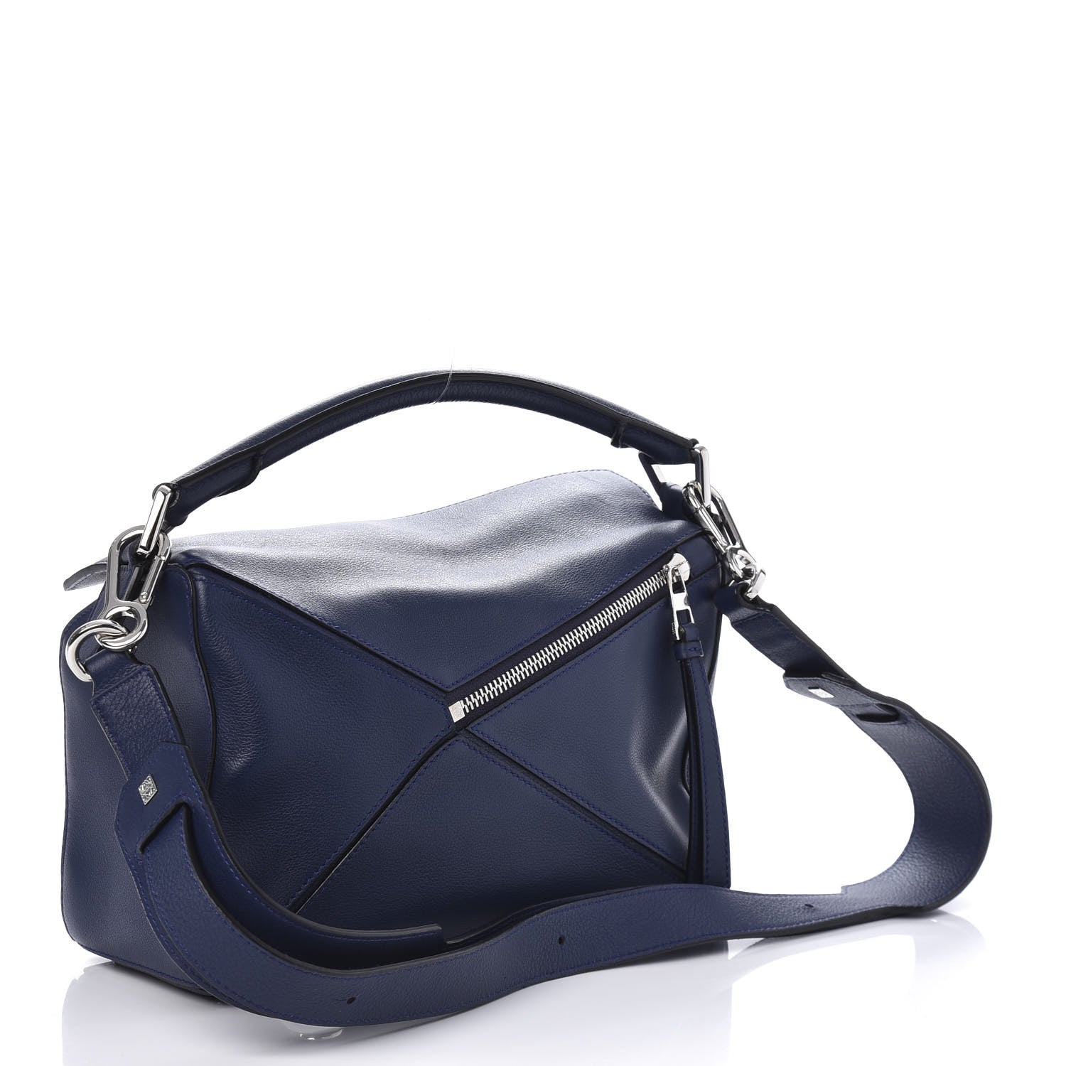Loewe Calfskin Small Puzzle Bag Marine 3 of 10