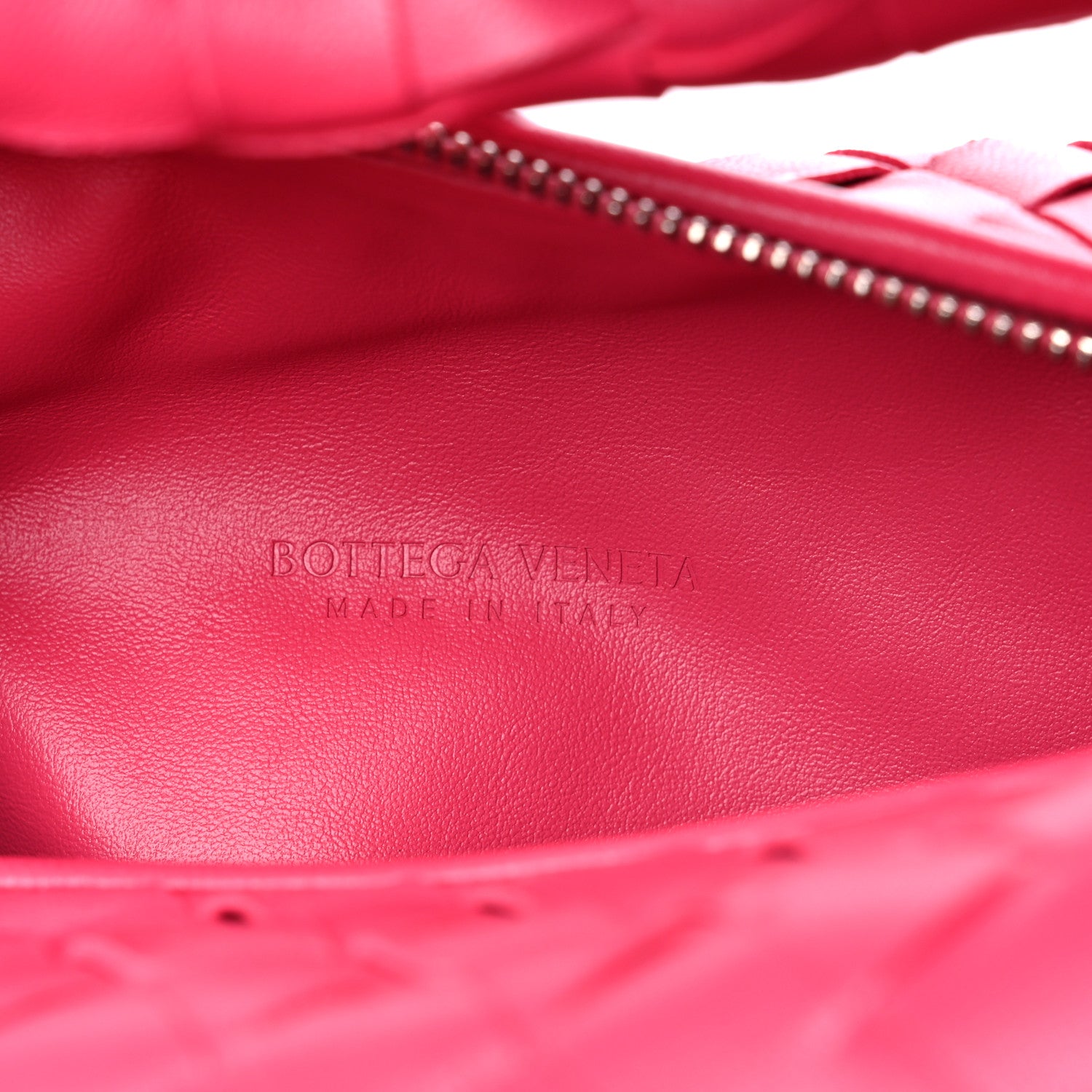Bottega Veneta Nappa Intrecciato Teen Jodie Hobo Cranberry 5 of 9
