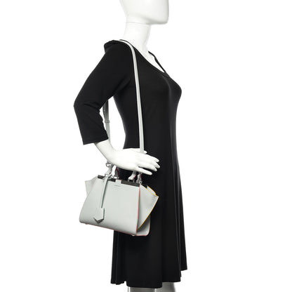 Fendi Vitello Dolce Mini 3jours Tote Grigio Perla 2 of 12