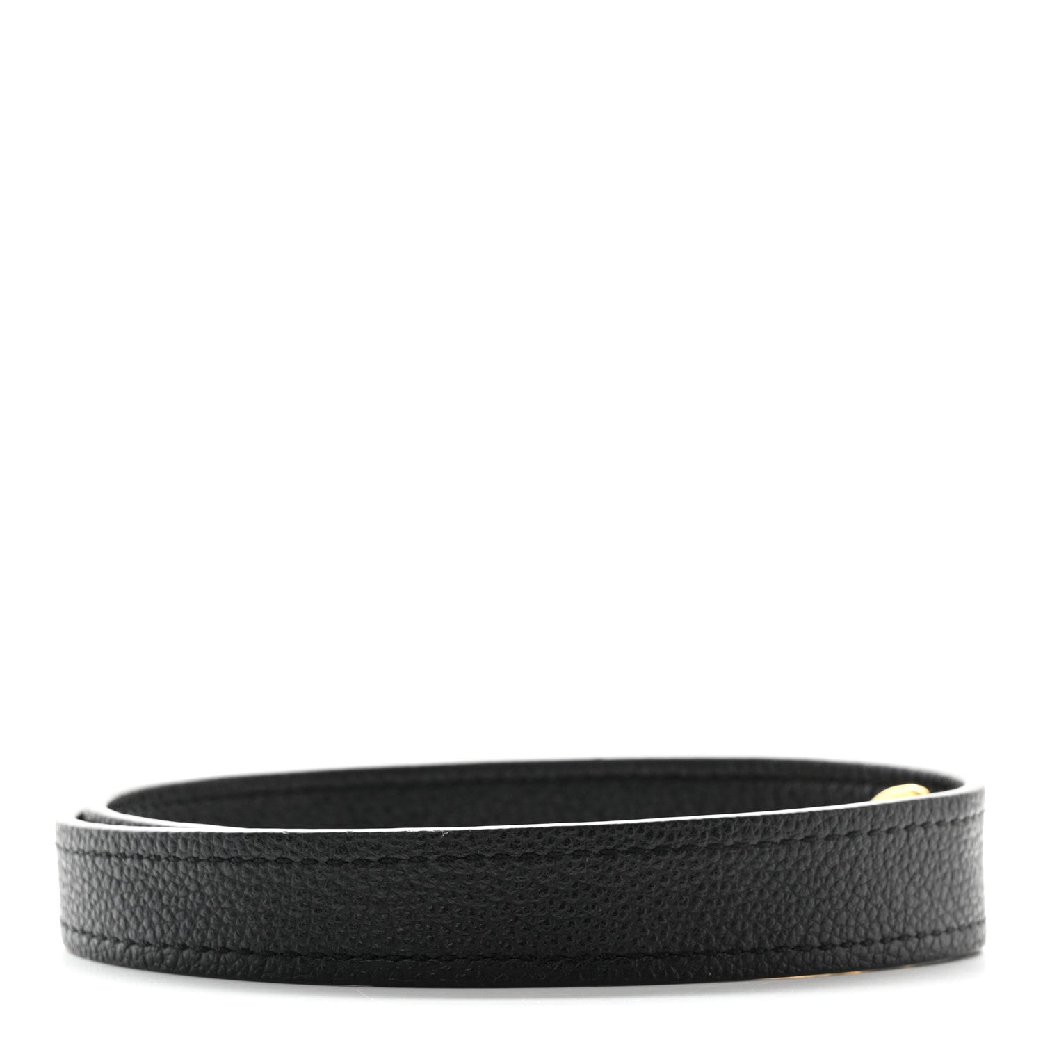 Louis Vuitton Calfskin Shoulder Strap Black 2 of 5