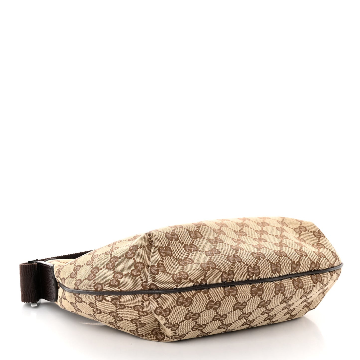 Monogram Medium Half Moon Hobo Dark Brown