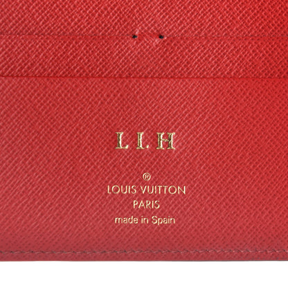 Louis Vuitton Damier Ebene Insolite Wallet Red 6 of 9