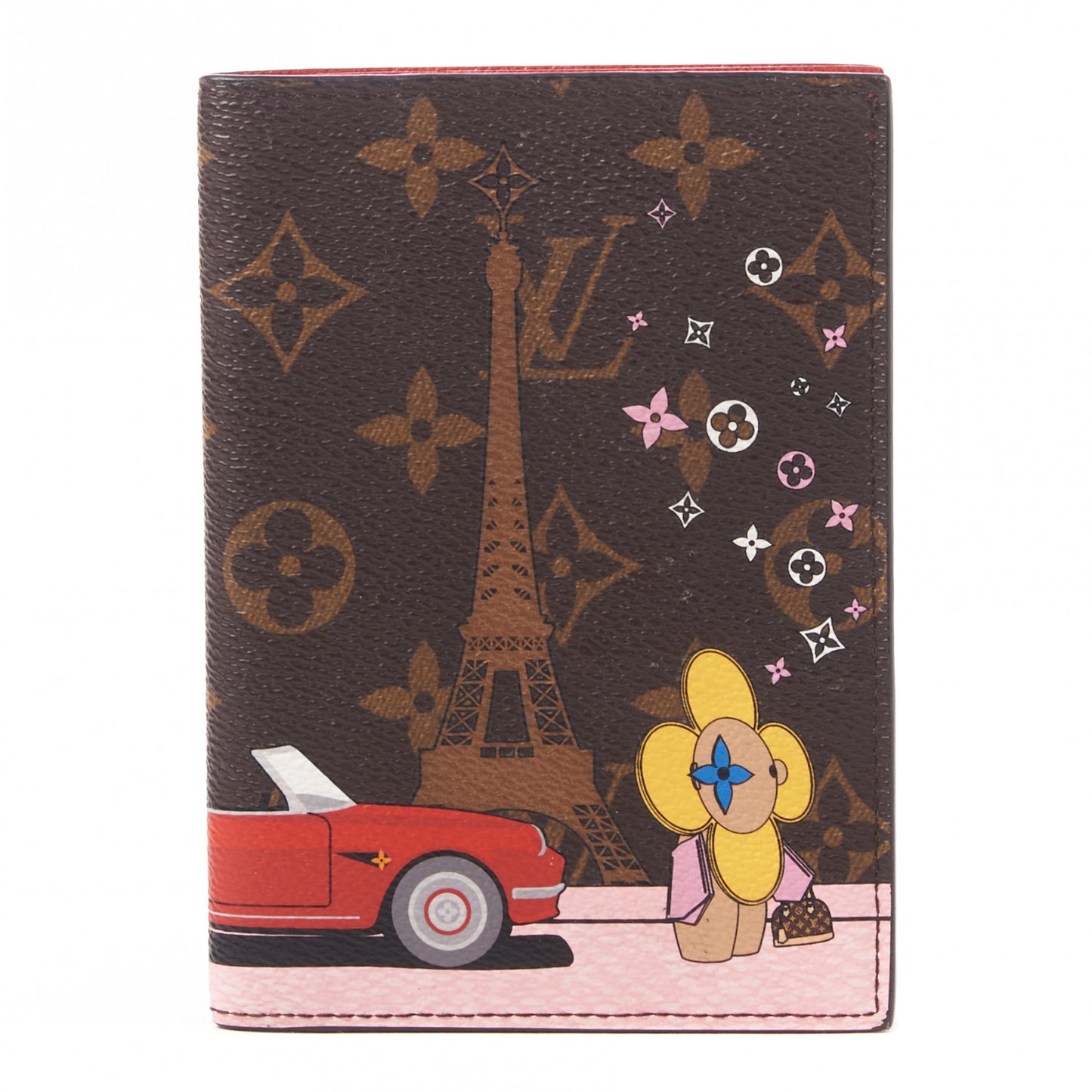 Monogram 2019 Christmas Animation Passport Cover Rouge