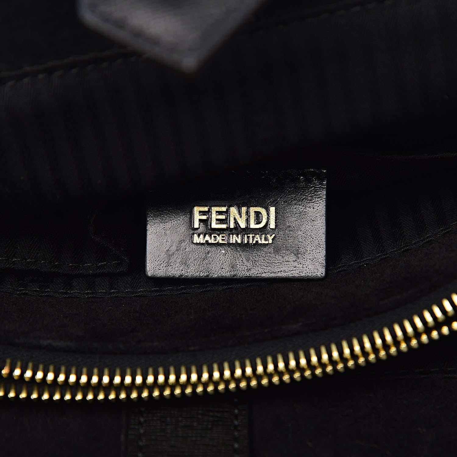 Fendi Vitello Elite Regular 2Jours Tote Black 6 of 13