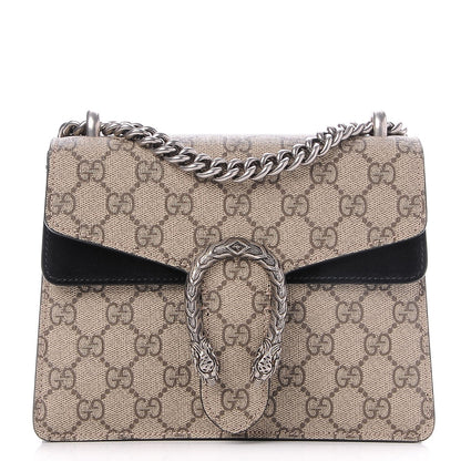 Gucci GG Supreme Monogram Mini Dionysus Shoulder Bag Black 1 of 8