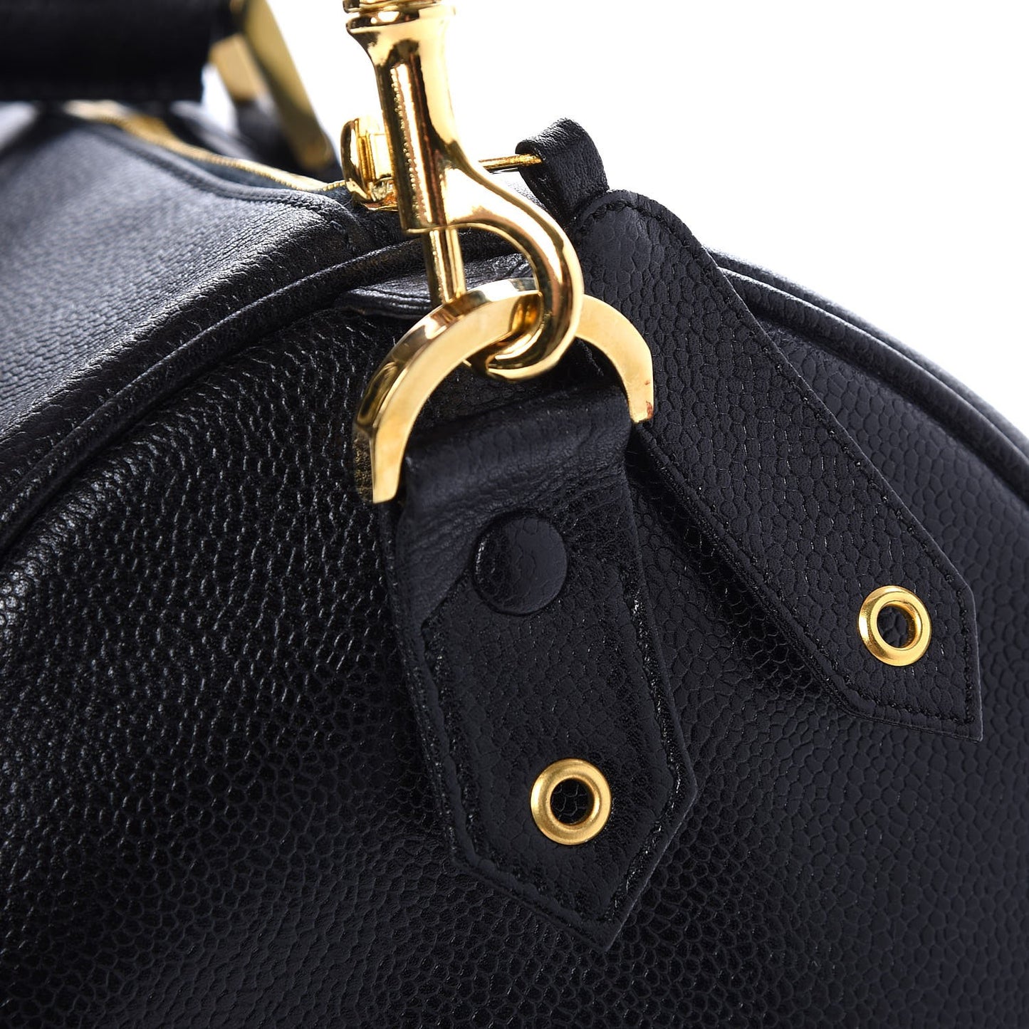 Caviar Timeless CC Duffel Bag Black