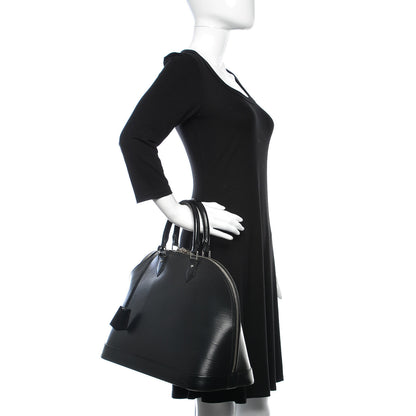 Louis Vuitton Epi Alma GM Black 2 of 13