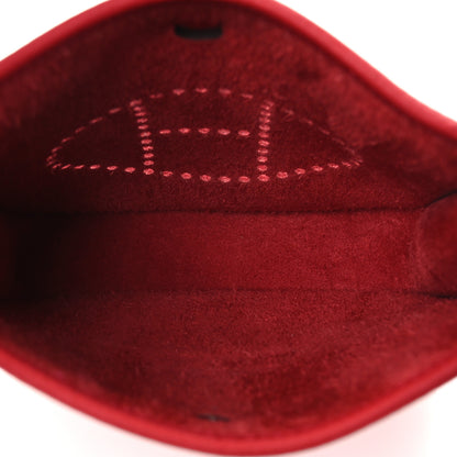 Hermes Taurillon Clemence Evelyne TPM Rouge Casaque 5 of 11
