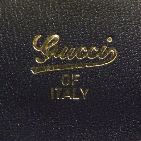 Monogram Fold Over Clutch Navy