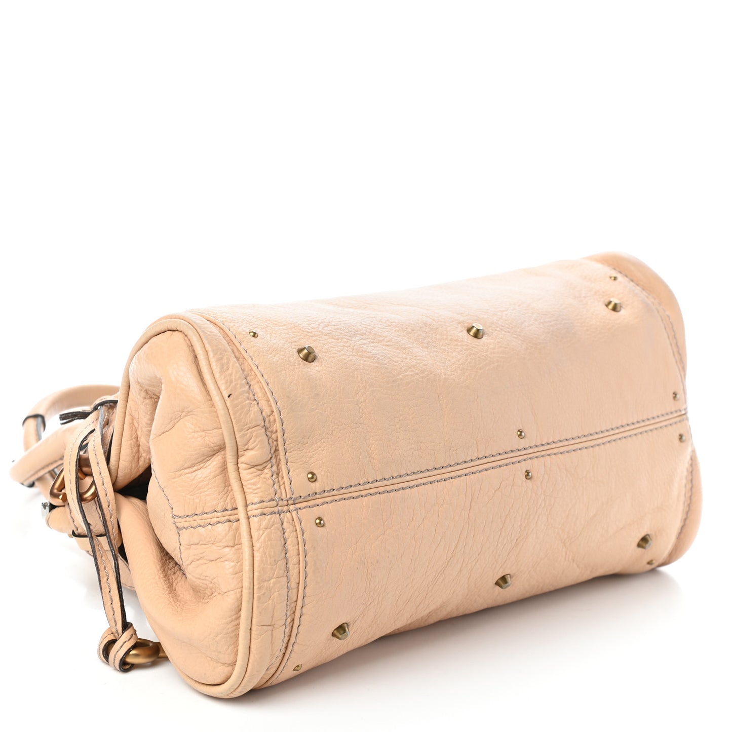 Calfskin Medium Paddington Satchel Beige
