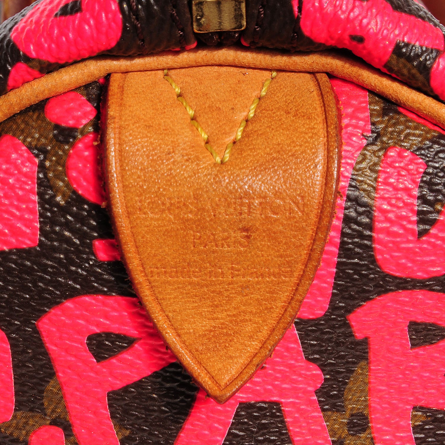 Louis Vuitton Monogram Graffiti Speedy 30 Fuchsia 6 of 7