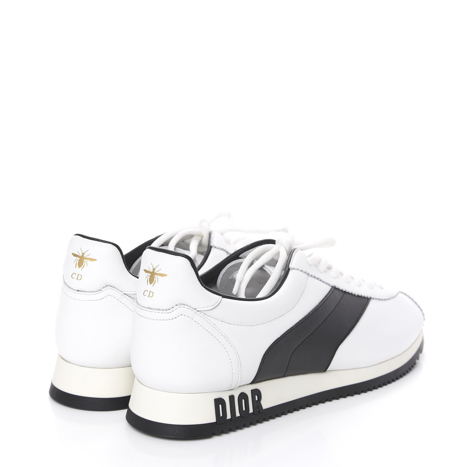 Christian Dior Calfskin Mix Diorun Sneakers 39.5 Optic White 4 of 10