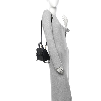 Celine Grained Calfskin Pico Belt Bag Black 2 of 13