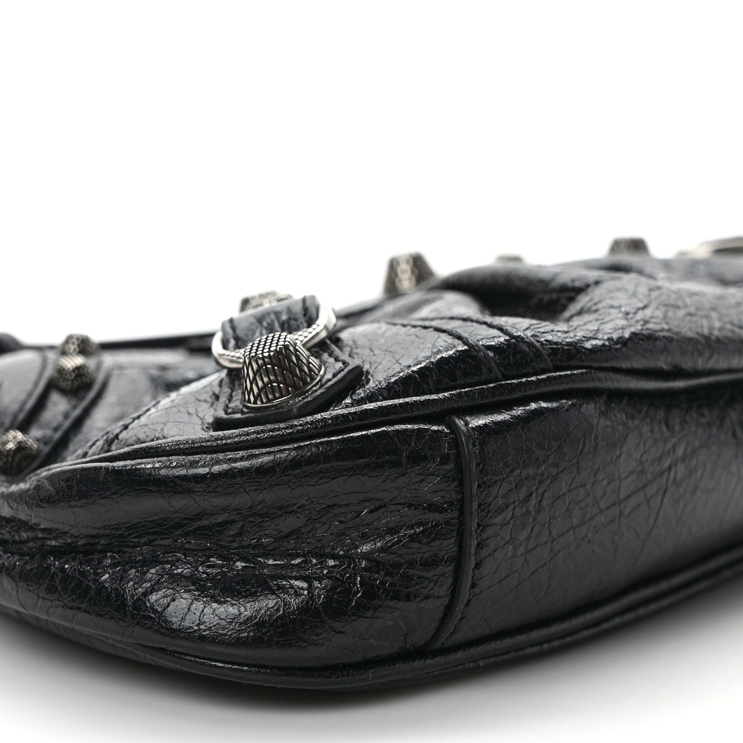 Agneau Arena Le Cagole Mini Purse With Chain Black