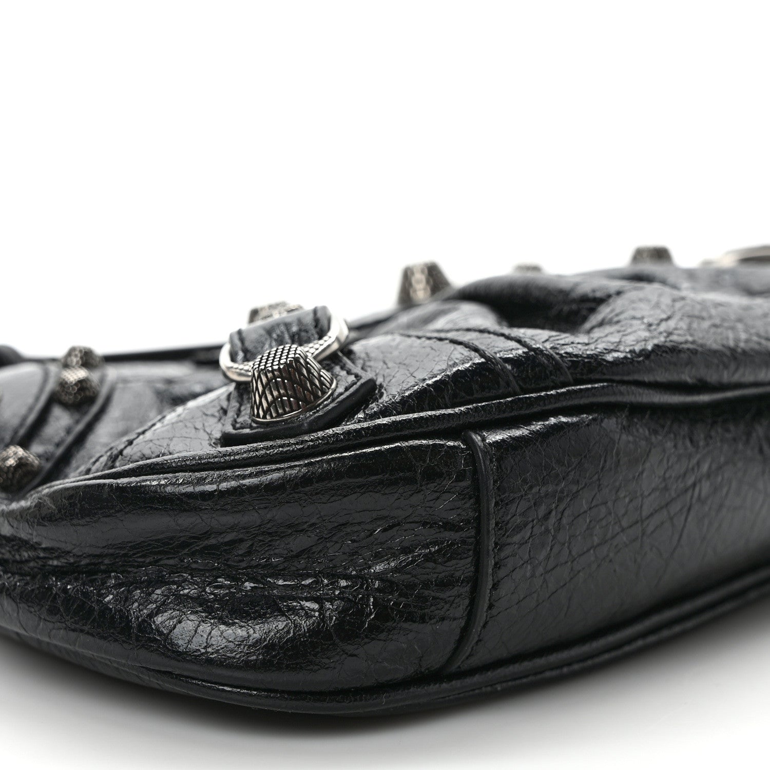Balenciaga Agneau Arena Le Cagole Mini Purse With Chain Black 7 of 8