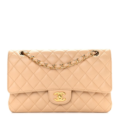 Chanel Caviar Quilted Medium Double Flap Beige Clair 1 of 10
