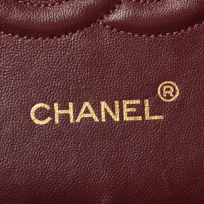 Chanel Lambskin Quilted Medium Double Flap Black 6 of 10