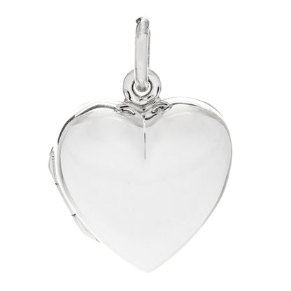 Tiffany Sterling Silver Heart Locket Pendant 1 of 5