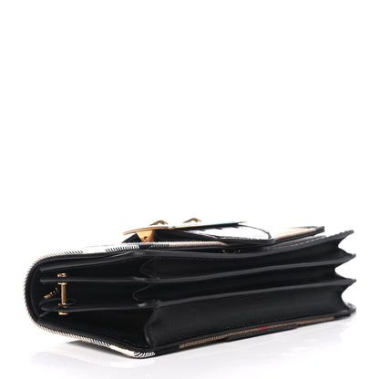 Burberry House Check Bridle Calfskin Small Buckle Bag Black 3 of 4
