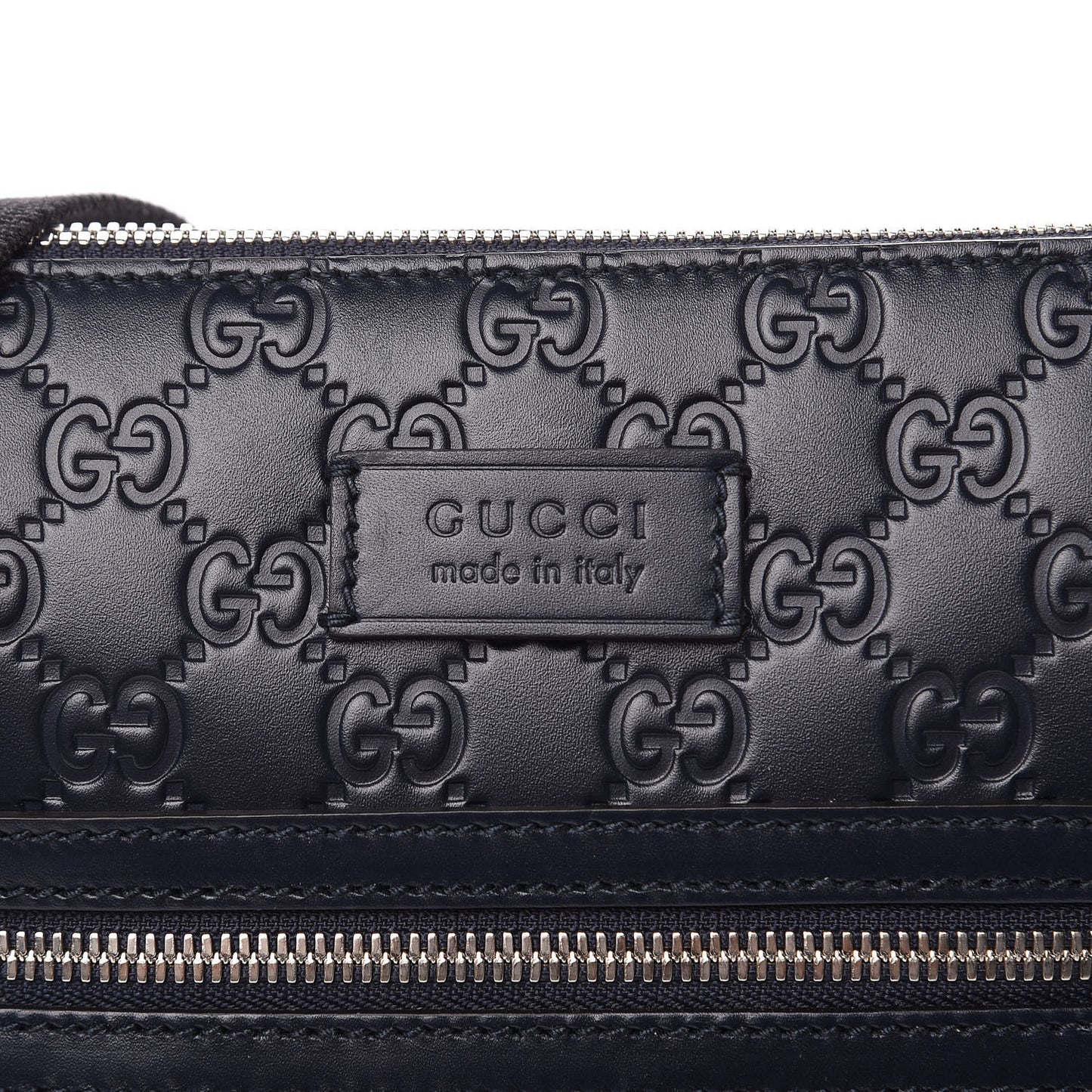 Guccissima Signature Small Messenger Bag Blue