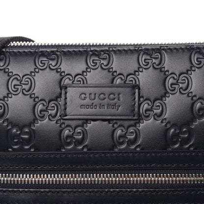 Gucci Guccissima Signature Small Messenger Bag Blue 8 of 10