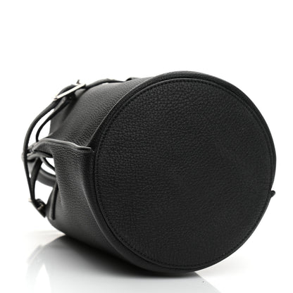 Celine Grained Calfskin Nano Big Bag Bucket Black 4 of 8