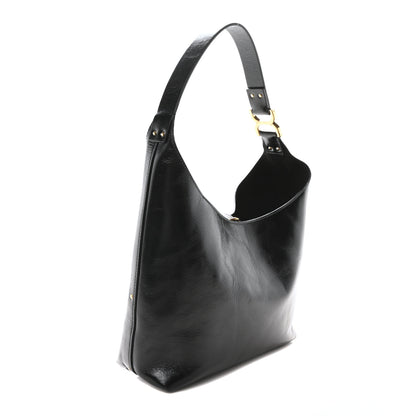 Chloe Shiny Calfskin Marcie Hobo Bag Black 3 of 9