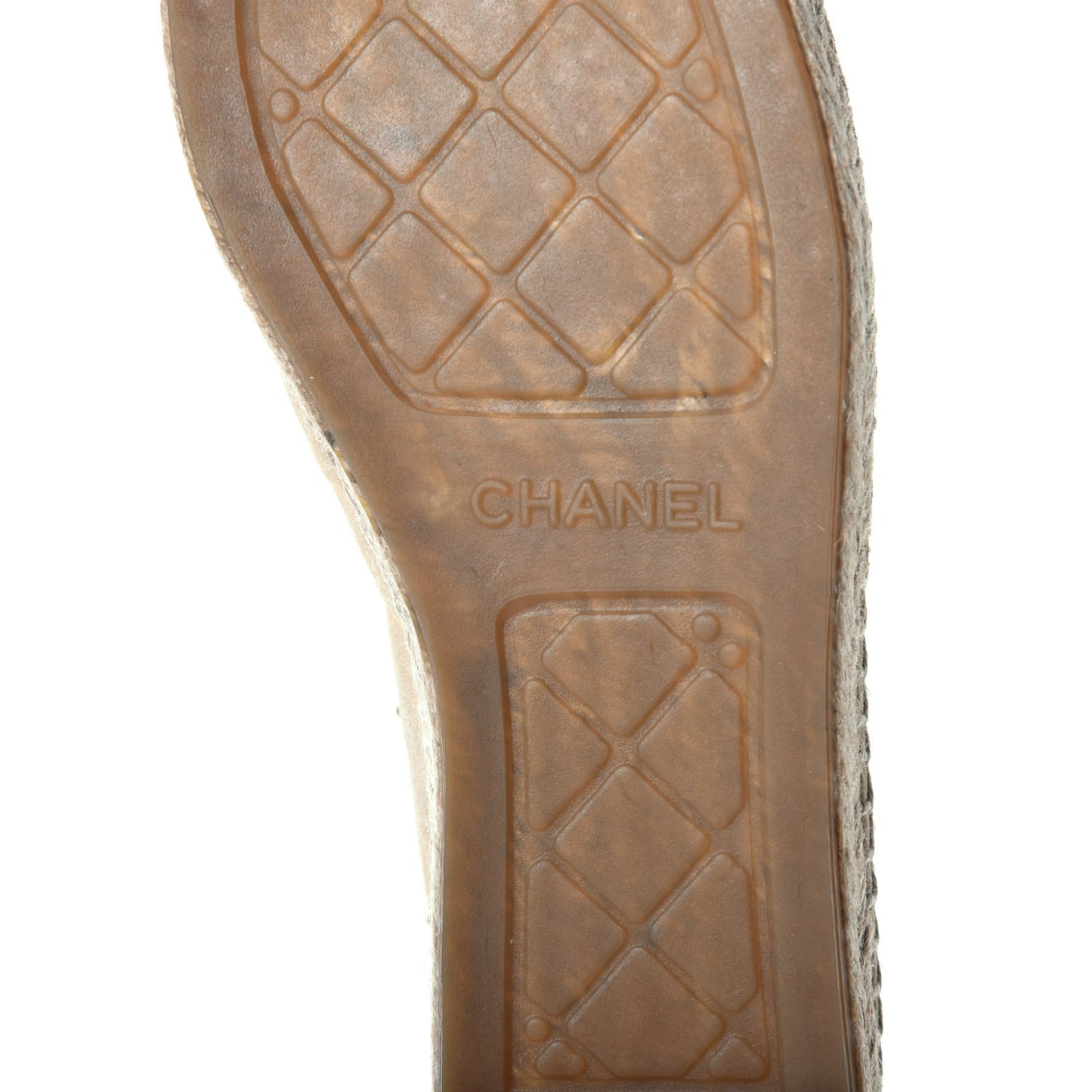 Suede Pearl CC Espadrilles 39 Beige Black