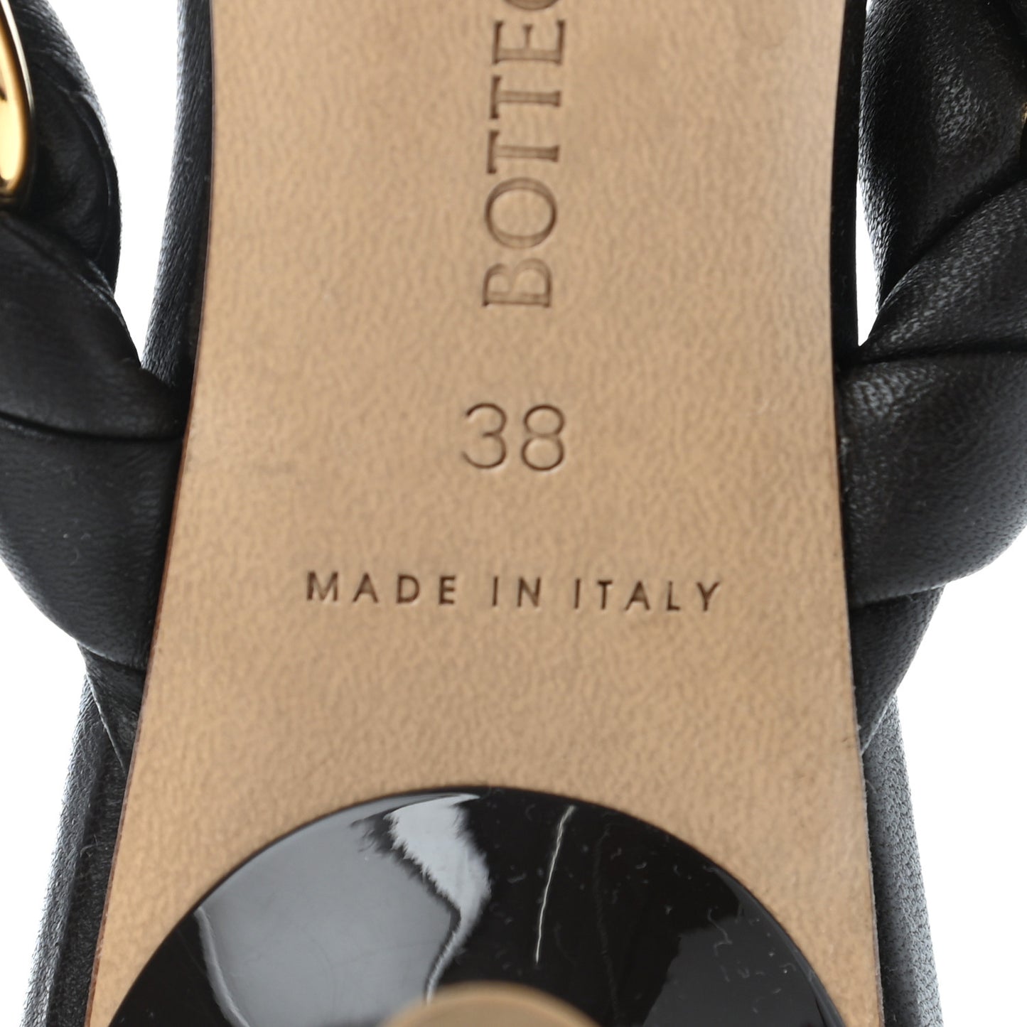 Nappa Dot Sandals 38 Fondant