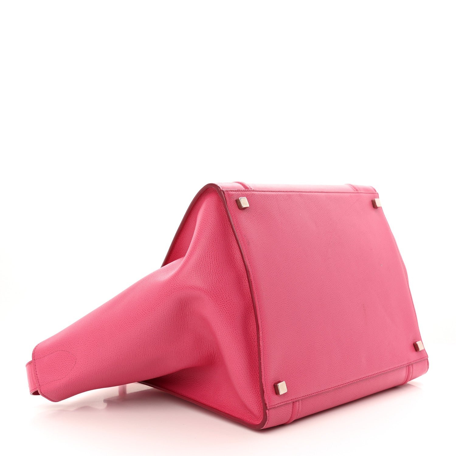 Celine Grained Calfskin Medium Phantom Luggage Fuchsia 4 of 23
