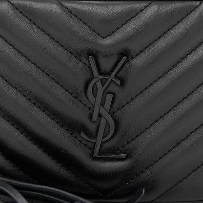 Saint Laurent Calfskin Matelasse Monogram Lou Belt Bag Black 8 of 10