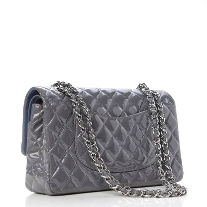 Chanel Patent Calfskin Quilted Medium Double Flap Light Purple 3 of 10
