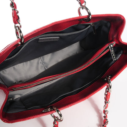Chanel Caviar Grand Shopping Tote GST Red 14 of 17