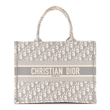 Christian Dior Oblique Medium Book Tote Grey 1 of 12