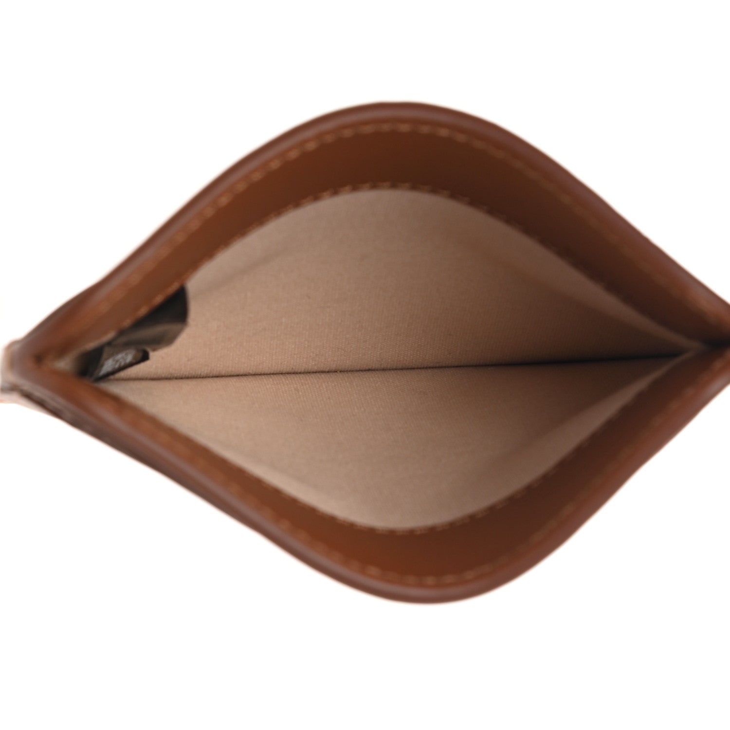 Chloe Smooth Calfskin Logo Vick Card Holder Caramel 5 of 7
