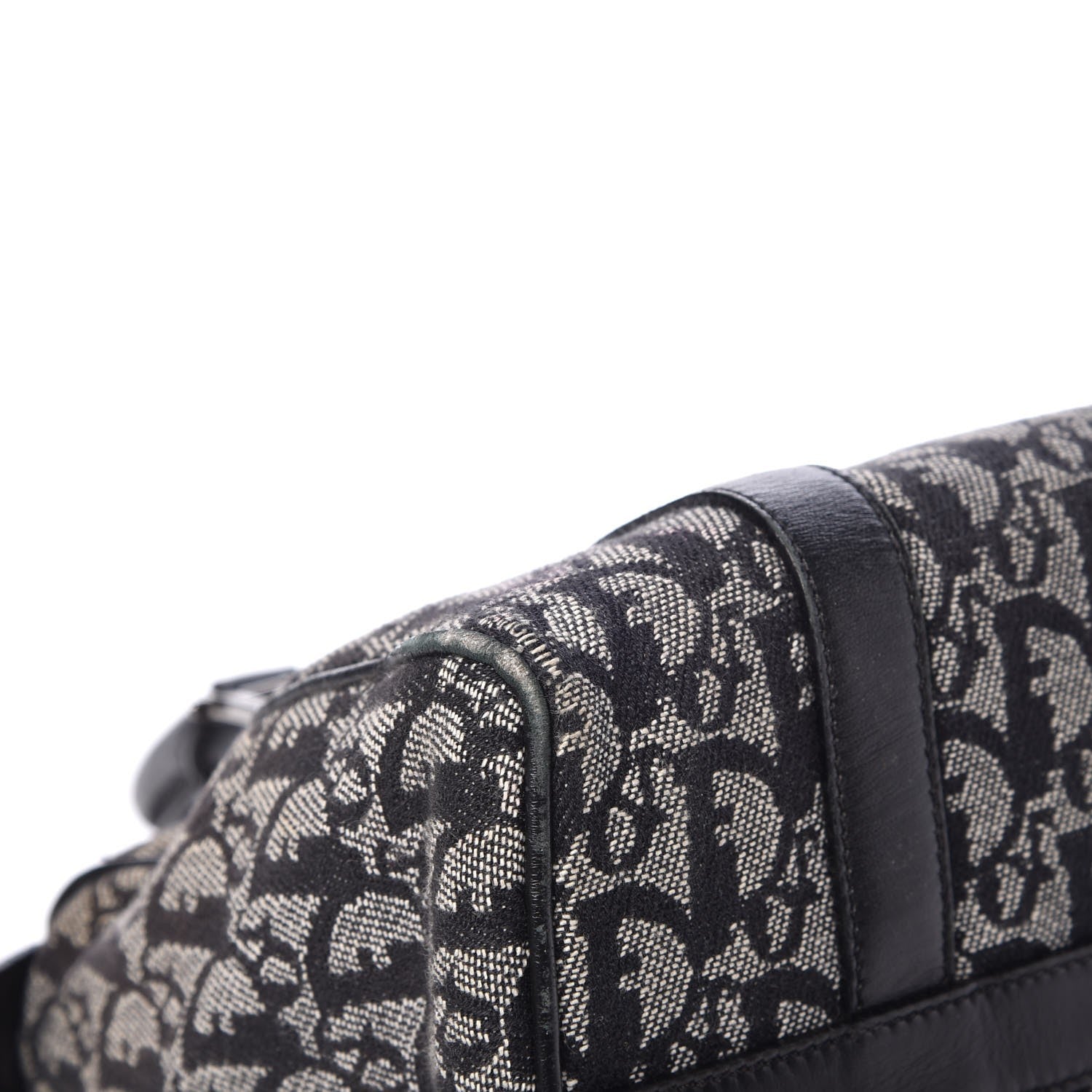 Christian Dior Denim Monogram Boston Navy 13 of 22