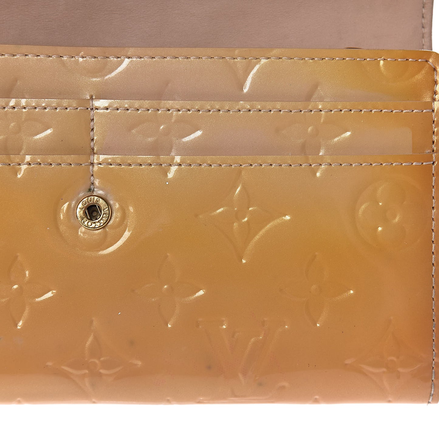 Vernis Sarah Wallet Noisette