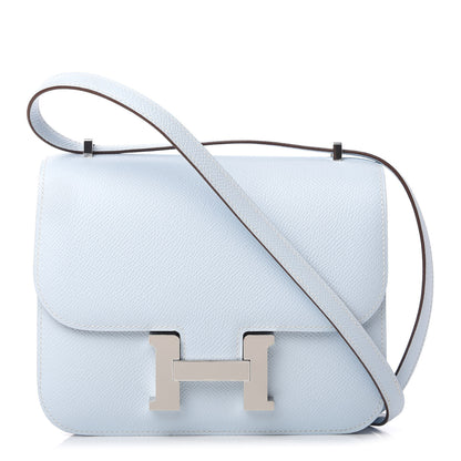 Hermes Epsom Constance 18 Bleu Brume 1 of 11