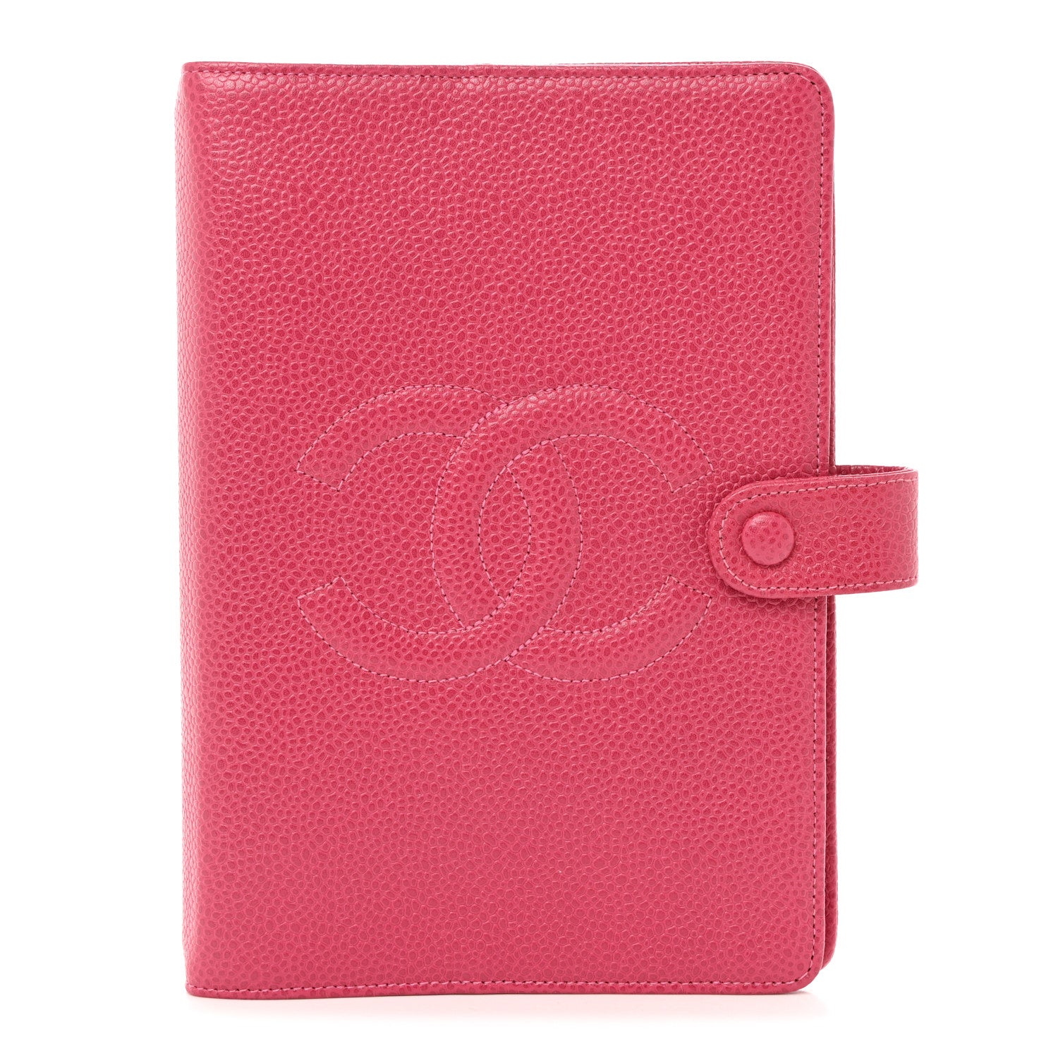 Chanel Caviar CC Small Ring Agenda Planner Pink 1 of 9