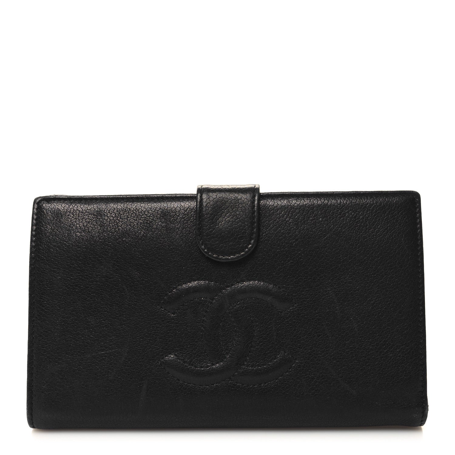 Chanel Caviar Timeless CC French Wallet Black 1 of 10