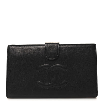 Chanel Caviar Timeless CC French Wallet Black 1 of 10