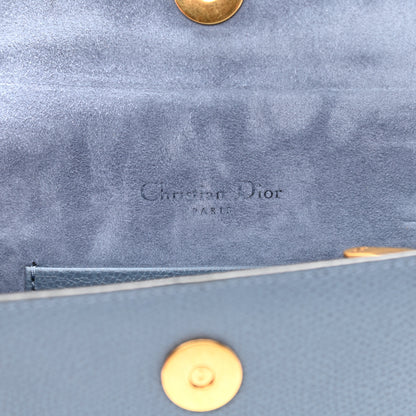 Christian Dior Grained Calfskin Saddle Belt Bag Denim Blue 8 of 10