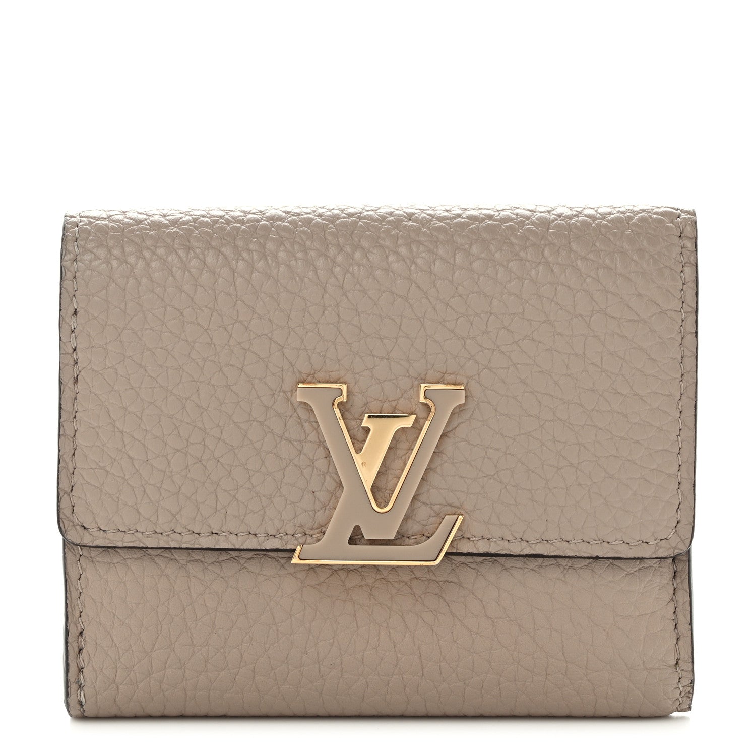 Louis Vuitton Taurillon Capucines XS Wallet Galet 1 of 6