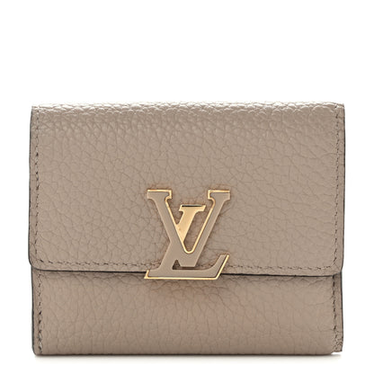 Louis Vuitton Taurillon Capucines XS Wallet Galet 1 of 6