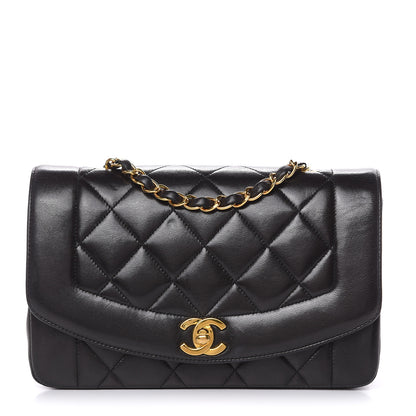 Chanel Lambskin Quilted Small Single Flap Black 1 of 14