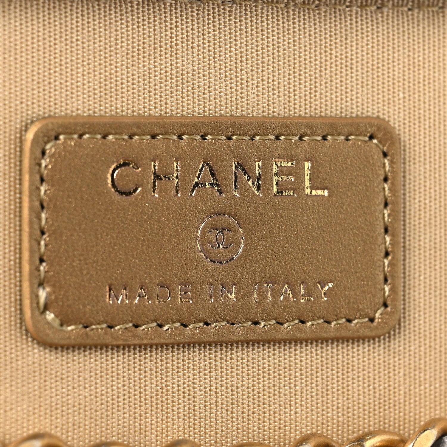 Chanel Lambskin Quilted Small Pearl Crush Vanity Case With Chain Grey 6 of 11