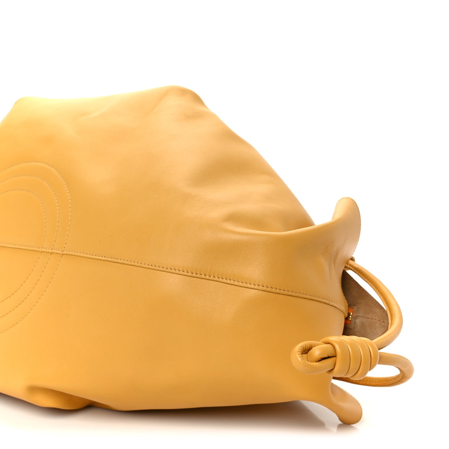 Shiny Nappa Calfskin Paseo XL Tote Yellow
