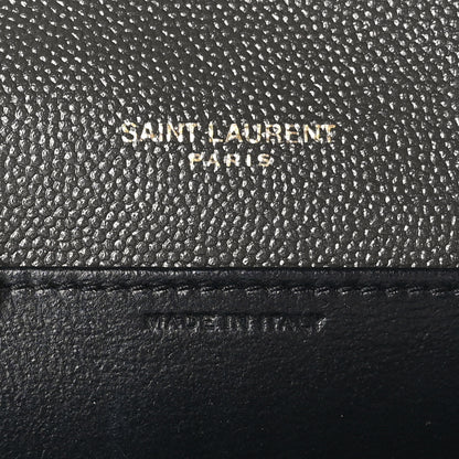 Saint Laurent Grain De Poudre Uptown Chain Wallet Pebble 7 of 11