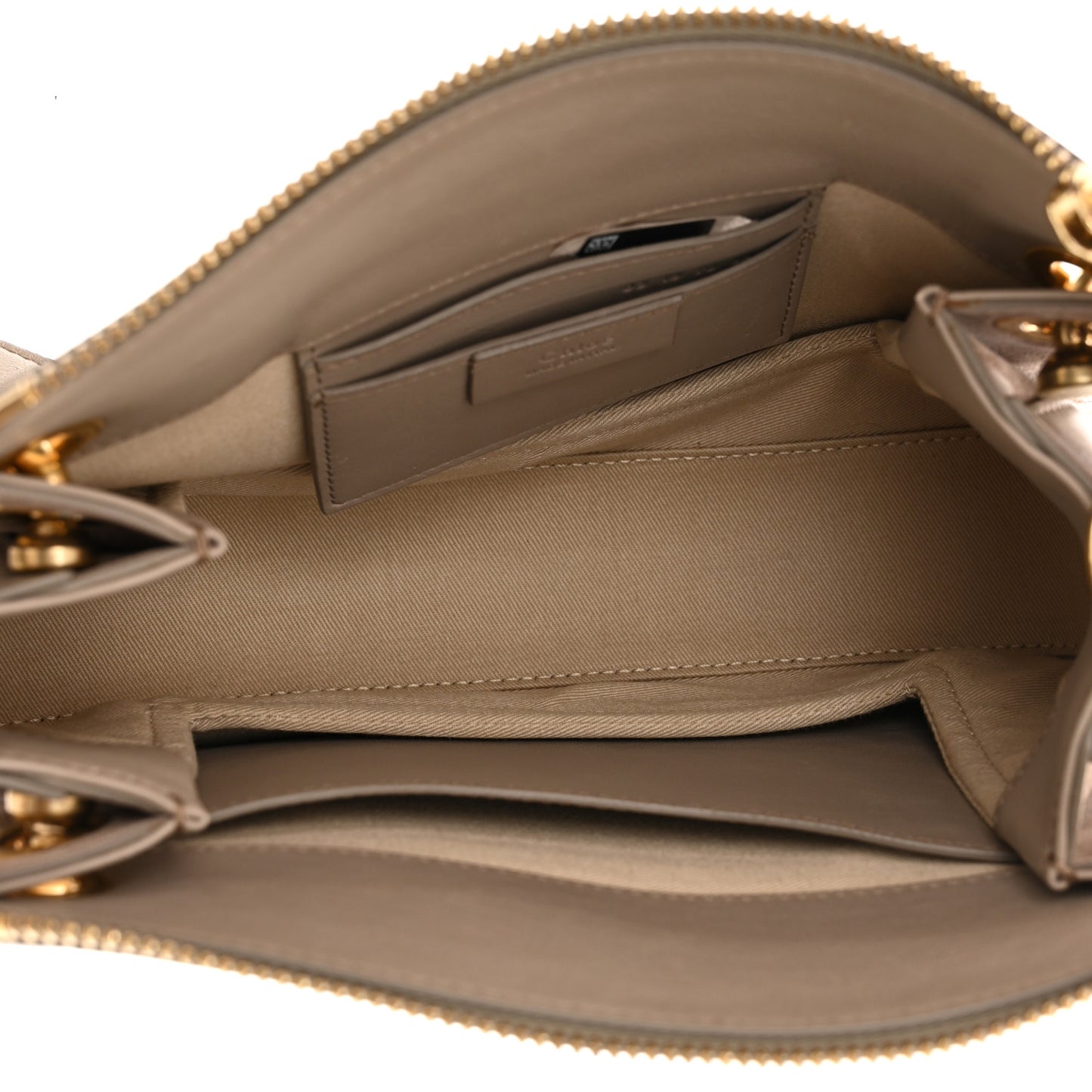 Calfskin Suede Small Roy Bag Motty Grey
