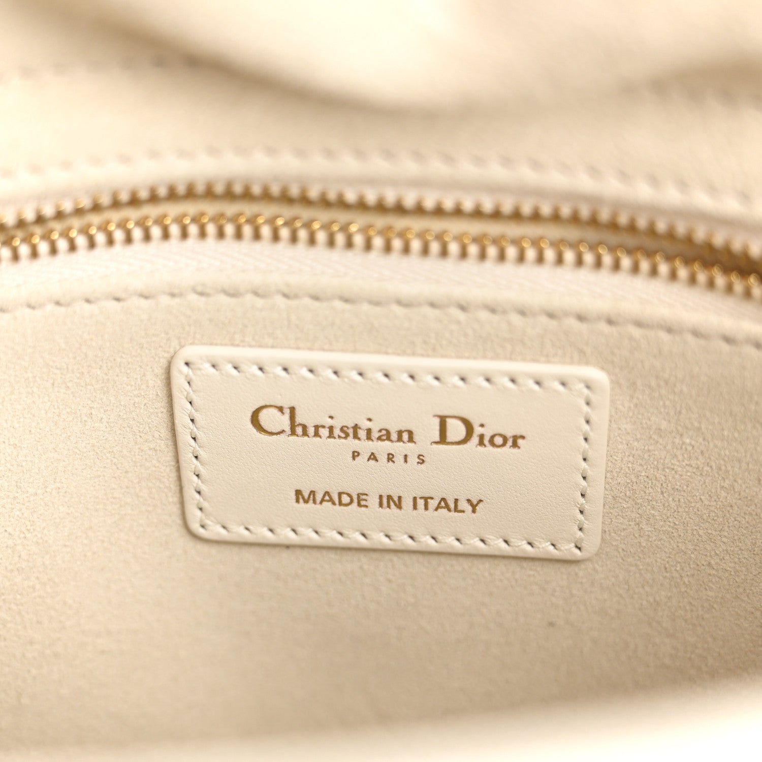 Christian Dior Lambskin Cannage Small Lady Dior White 6 of 10